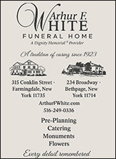 Arthur F White Funeral Home Inc Tall Sponsorship Banner